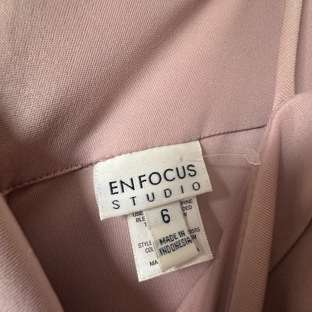 Enfocus Studio Blush One Shoulder Dress - Picture 4 of 5